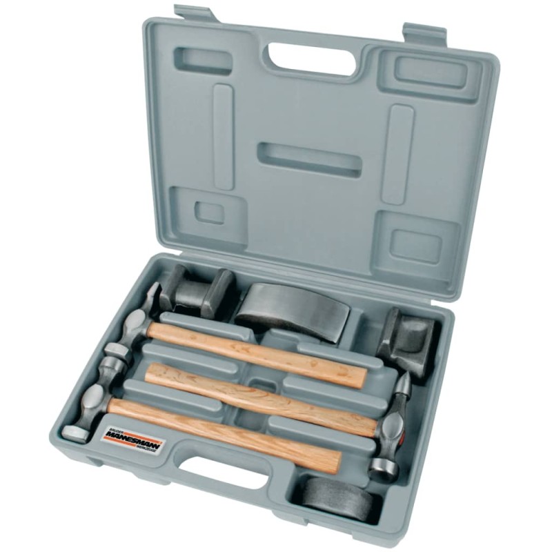 Brüder Mannesmann Set de herramientas láminas metálicas 7 piezas 20700 Brüder Mannesmann Set de herramientas láminas metálicas 7 piezas 20700