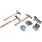 Brüder Mannesmann Set de herramientas láminas metálicas 7 piezas 20700 Brüder Mannesmann Set de herramientas láminas metálicas 7 piezas 20700