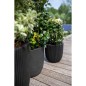 Capi Macetero Urban Smooth negro 35x34 cm KBL932 Capi Macetero Urban Smooth negro 35x34 cm KBL932