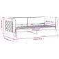 vidaXL Sofá cama terciopelo rosa 80x200 cm