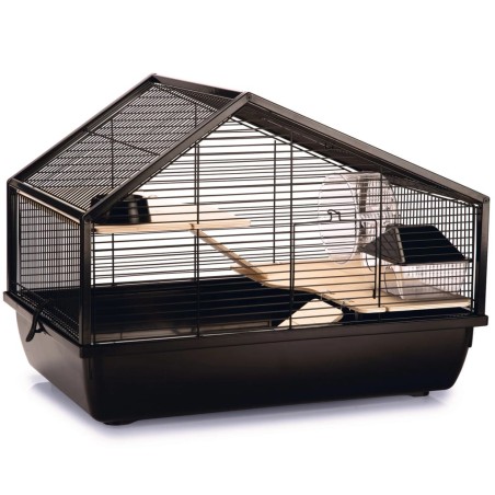 Beezteez Jaula para roedores Boas metal negro 58x38x43,5 cm