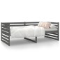 vidaXL Sofá cama madera maciza de pino gris 90x190 cm vidaXL Sofá cama madera maciza de pino gris 90x190 cm