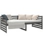 vidaXL Sofá cama madera maciza de pino gris 90x190 cm vidaXL Sofá cama madera maciza de pino gris 90x190 cm