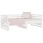 vidaXL Sofá cama extraíble madera maciza de pino blanco 2x(90x190) cm vidaXL Sofá cama extraíble madera maciza de pino blanco 2x(90x190) cm