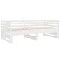 vidaXL Sofá cama extraíble madera maciza de pino blanco 2x(90x190) cm vidaXL Sofá cama extraíble madera maciza de pino blanco 2x(90x190) cm