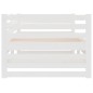 vidaXL Sofá cama extraíble madera maciza de pino blanco 2x(90x190) cm vidaXL Sofá cama extraíble madera maciza de pino blanco 2x(90x190) cm
