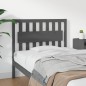 vidaXL Cabecero de cama madera maciza de pino gris 105,5x4x100 cm vidaXL Cabecero de cama madera maciza de pino gris 105,5x4x100 cm