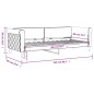 vidaXL Sofá cama terciopelo gris claro 80x200 cm vidaXL Sofá cama terciopelo gris claro 80x200 cm
