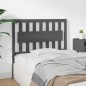 vidaXL Cabecero de cama madera maciza de pino gris 105,5x4x100 cm vidaXL Cabecero de cama madera maciza de pino gris 105,5x4x100 cm