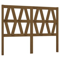vidaXL Cabecero de cama madera maciza de pino marrón miel 141x4x100 cm