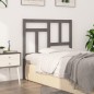 vidaXL Cabecero de cama madera maciza de pino gris 105,5x4x100 cm vidaXL Cabecero de cama madera maciza de pino gris 105,5x4x100 cm