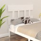 vidaXL Cabecero de cama madera maciza de pino blanco 78,5x3x81 cm vidaXL Cabecero de cama madera maciza de pino blanco 78,5x3x81 cm