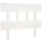 vidaXL Cabecero de cama madera maciza de pino blanco 78,5x3x81 cm vidaXL Cabecero de cama madera maciza de pino blanco 78,5x3x81 cm