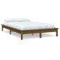 vidaXL Estructura de cama madera maciza de pino marrón miel 180x200 cm