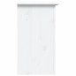 vidaXL Mesita de noche BODO madera maciza de pino blanco 53x38,5x66 cm vidaXL Mesita de noche BODO madera maciza de pino blanco 53x38,5x66 cm