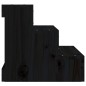 vidaXL Escalera para mascotas madera maciza pino negro 40x37,5x35 cm vidaXL Escalera para mascotas madera maciza pino negro 40x37,5x35 cm