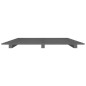 vidaXL Estructura de cama madera maciza de pino gris 75x190 cm vidaXL Estructura de cama madera maciza de pino gris 75x190 cm