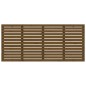 vidaXL Cabecero cama pared madera maciza pino marrón miel 156x3x91,5cm