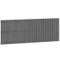 vidaXL Cabecero de cama de pared madera maciza pino gris 159,5x3x60 cm vidaXL Cabecero de cama de pared madera maciza pino gris 159,5x3x60 cm