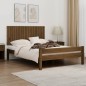 vidaXL Cabecero cama pared madera maciza pino marrón miel 140x3x60 cm vidaXL Cabecero cama pared madera maciza pino marrón miel 140x3x60 cm