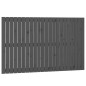 vidaXL Cabecero de cama de pared madera maciza pino gris 140x3x90 cm vidaXL Cabecero de cama de pared madera maciza pino gris 140x3x90 cm