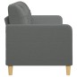 vidaXL Sofá de 3 plazas de tela gris oscuro 180 cm vidaXL Sofá de 3 plazas de tela gris oscuro 180 cm