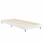 vidaXL Estructura de cama madera contrachapada blanco brillo 75x190 cm