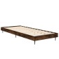 vidaXL Estructura de cama madera contrachapada roble humo 75x190 cm vidaXL Estructura de cama madera contrachapada roble humo 75x190 cm