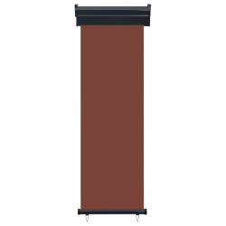 vidaXL Toldo lateral de balcón marrón 65x250 cm