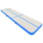 vidaXL Esterilla inflable de gimnasia con bomba PVC azul 600x100x15 cm vidaXL Esterilla inflable de gimnasia con bomba PVC azul 600x100x15 cm