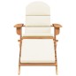 vidaXL Silla de jardín Adirondack con reposapiés madera maciza acacia vidaXL Silla de jardín Adirondack con reposapiés madera maciza acacia