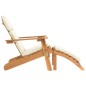 vidaXL Silla de jardín Adirondack con reposapiés madera maciza acacia vidaXL Silla de jardín Adirondack con reposapiés madera maciza acacia