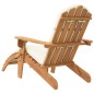 vidaXL Silla de jardín Adirondack con reposapiés madera maciza acacia vidaXL Silla de jardín Adirondack con reposapiés madera maciza acacia