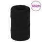 vidaXL Cuerda de trabajo poliéster negro 2 mm 500 m vidaXL Cuerda de trabajo poliéster negro 2 mm 500 m