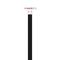 vidaXL Cuerda de trabajo poliéster negro 2 mm 500 m vidaXL Cuerda de trabajo poliéster negro 2 mm 500 m