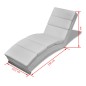 vidaXL Diván de cuero sintético blanco vidaXL Diván de cuero sintético blanco