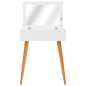 vidaXL Tocador con espejo de MDF 60x40x75 cm vidaXL Tocador con espejo de MDF 60x40x75 cm