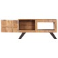 vidaXL Mesa de centro de madera maciza de acacia 90x50x45 cm vidaXL Mesa de centro de madera maciza de acacia 90x50x45 cm