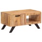 vidaXL Mesa de centro de madera maciza de acacia 90x50x45 cm vidaXL Mesa de centro de madera maciza de acacia 90x50x45 cm