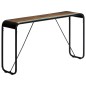 vidaXL Mesa consola de madera maciza reciclada 140x35x76 cm