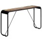 vidaXL Mesa consola de madera maciza reciclada 140x35x76 cm