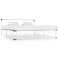 vidaXL Estructura de cama de metal blanco 200x200 cm vidaXL Estructura de cama de metal blanco 200x200 cm