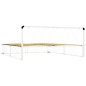 vidaXL Estructura de cama de metal blanco 200x200 cm vidaXL Estructura de cama de metal blanco 200x200 cm