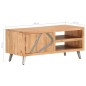 vidaXL Mesa de centro de madera maciza de acacia 90x45x40cm vidaXL Mesa de centro de madera maciza de acacia 90x45x40cm
