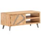 vidaXL Mesa de centro de madera maciza de acacia 90x45x40cm vidaXL Mesa de centro de madera maciza de acacia 90x45x40cm