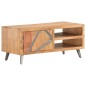 vidaXL Mesa de centro de madera maciza de acacia 90x45x40cm vidaXL Mesa de centro de madera maciza de acacia 90x45x40cm