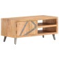 vidaXL Mesa de centro de madera maciza de acacia 90x45x40cm vidaXL Mesa de centro de madera maciza de acacia 90x45x40cm