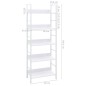 vidaXL Estantería 5 niveles madera ingeniería blanco 60x27,6x158,5 cm vidaXL Estantería 5 niveles madera ingeniería blanco 60x27,6x158,5 cm