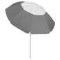 vidaXL Sombrilla de playa gris antracita 300 cm vidaXL Sombrilla de playa gris antracita 300 cm