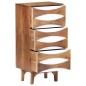 vidaXL Mueble con cajones de madera maciza de acacia 43,5x35x90 cm vidaXL Mueble con cajones de madera maciza de acacia 43,5x35x90 cm